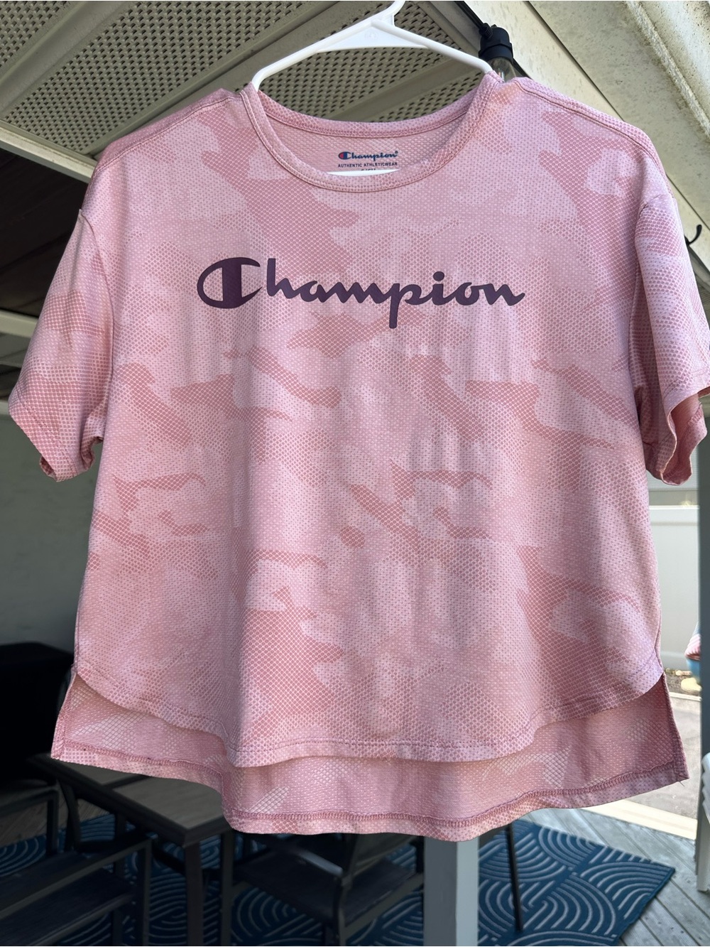 Champion Pink Heather Performance Tee